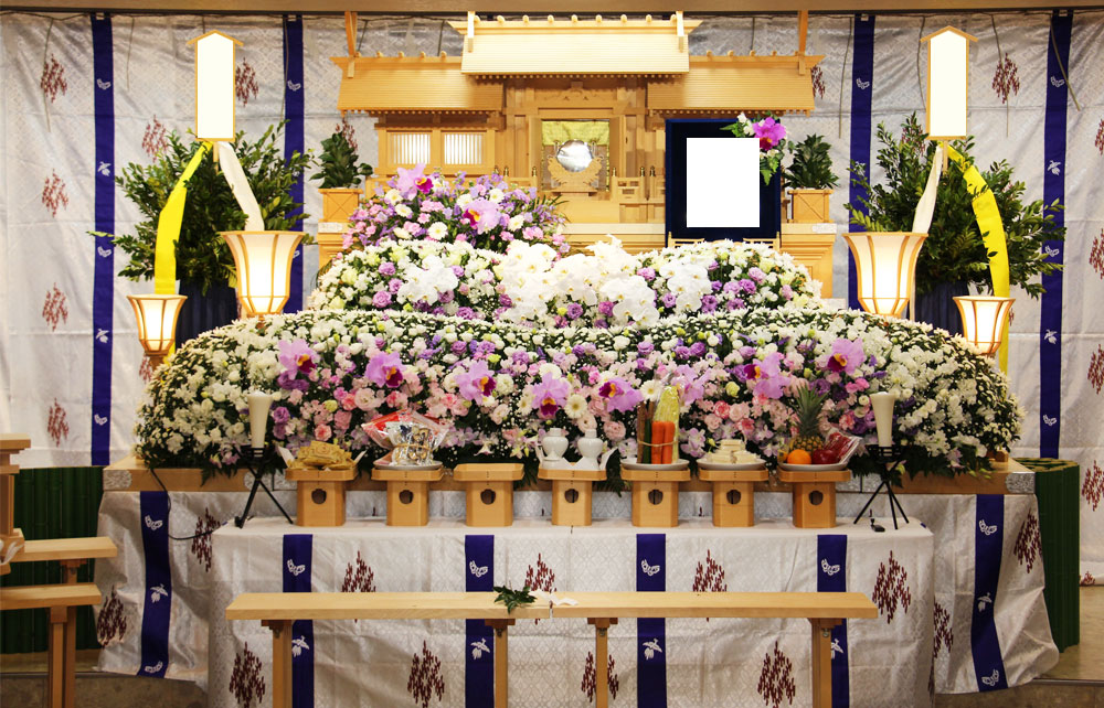 最後のお別れの時にお柩の中がお花でいっぱいになった家族葬