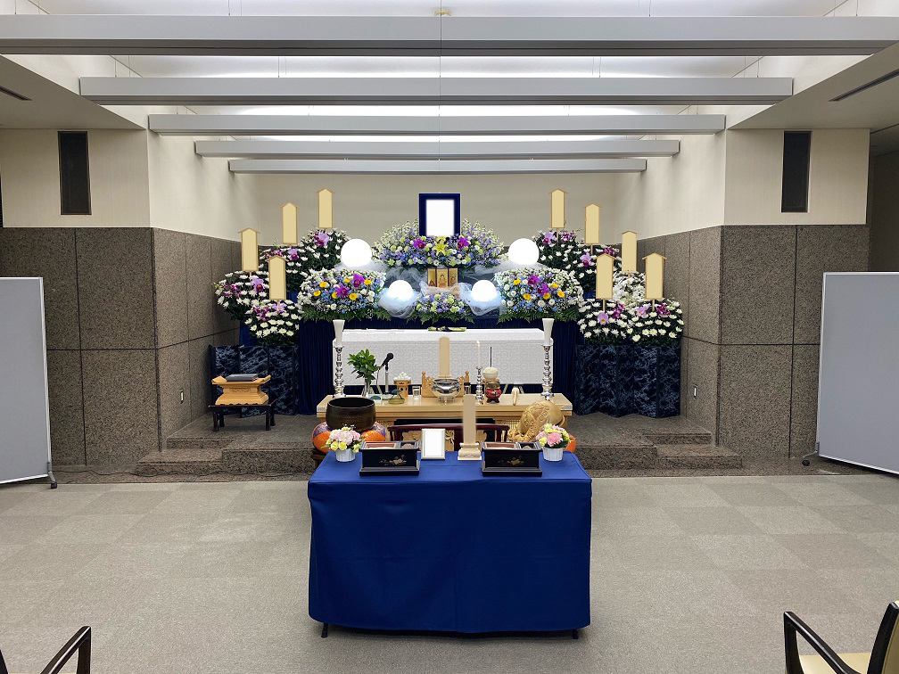 横浜市営南部斎場での一般葬